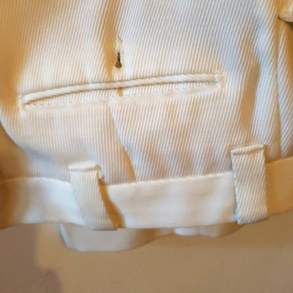 Vintage Mens Ivory Knit Pants